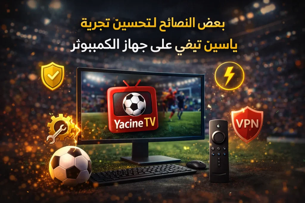 بعض النصائح لتحسين تجربة ياسين تيفي على جهاز الكمبيوتر